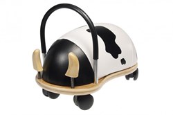 Wheelybug cavalcabile mucca large - gioco cavalcabile per bambini 3-6 anni