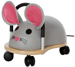 Wheelybug cavalcabile topo small - giocattolo in legno per bambini