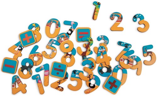 Scratch magneti numeri Safari - set magnetico educativo per bambini-3