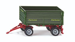 Siku rimorchio giocattolo a 4 ruote verde metallo