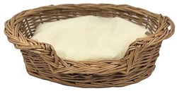 Egmont Toys Cesto per cani in vimini 32x24x10 cm