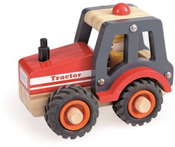 Egmont Toys Trattore in legno 13x7x10 cm