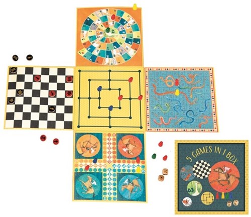 Egmont Toys gioco: 5 giochi in 1 scatola 21x21x105 cm
