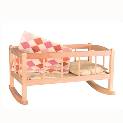 Egmont Toys Culla in legno con coperta 50x30x27 cm