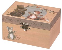 Egmont Toys Scatola portagioie con musica Musicisti 15x10x9 cm