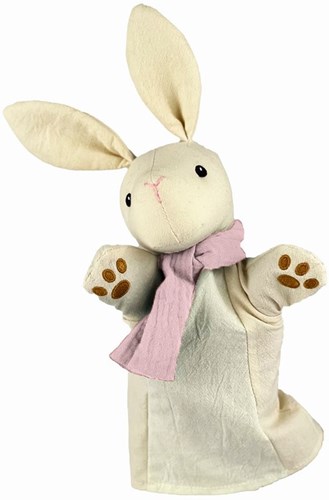 Egmont Handpop dier Konijn. 29 cm. 0+
