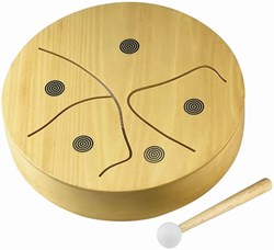 Egmont Toys tamburo in legno - strumento musicale per bambini 26 cm