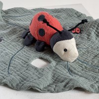 Egmont Toys copertina coccole coccinella cotone regalo neonato-2