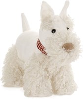 Egmont Toys peluche cane Lola bianco 21x10x18 cm giocattolo