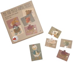 Egmont Toys puzzle animali cartone FSC mix & match 10 pezzi 2+ giocattolo