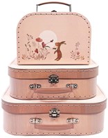 Egmont Toys set valigie coniglio 3-in-1 valigia giocattolo 29x20x9 cm Egmont Kofferset 3-in-1 Konijn.