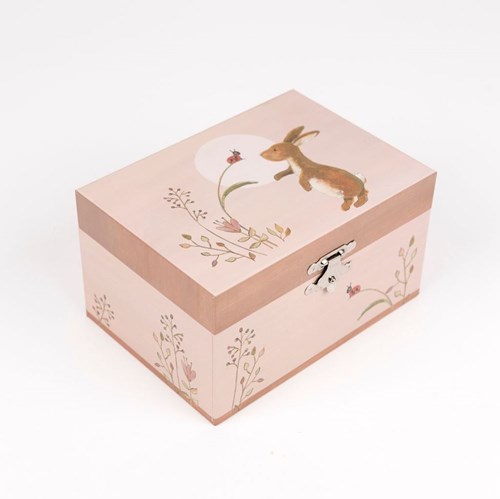 Egmont Toys cofanetto portagioie musicale con coniglio e coccinella Für Elise