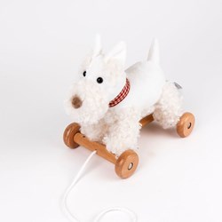 Egmont Toys cane in legno da trainare Lola giocattolo 1+ anni