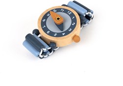 Egmont Toys orologio giocattolo in legno per bambini 3,5 cm set da 6