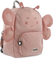 Trixie zaino bambini Mrs. Butterfly - zaino scuola impermeabile farfalla rosa-2