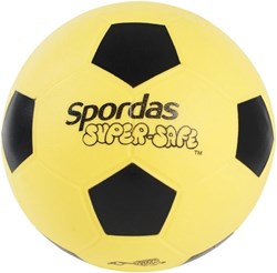 Megaform pallone da calcio SuperSafe 20cm giallo nero per bambini