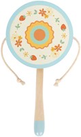 Small Foot giocattolo musicale in legno tamburo scimmia Tiny Friends per bambini-3