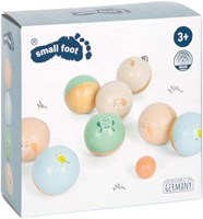 Small Foot gioco di bocce in legno Garden Buddies per bambini set 8 pezzi