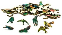 Eureka puzzle in legno gufo - puzzle 2D colorato 137 pezzi-2