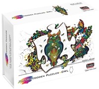 Eureka puzzle in legno gufo - puzzle 2D colorato 137 pezzi-3