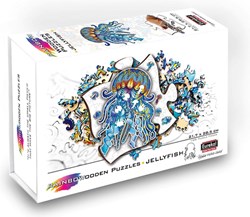 Eureka puzzle in legno - medusa arcobaleno - 106 pezzi di divertimento