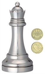 Eureka puzzle scacchi regina argento - rompicapo in metallo
