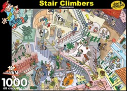 Puzzelman puzzle Stair Climbers 1000 pezzi John Erkelens