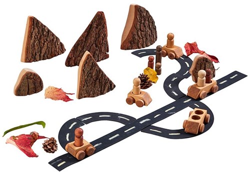 Cosy set veicoli in legno matematica - giocattolo educativo per bambini-2