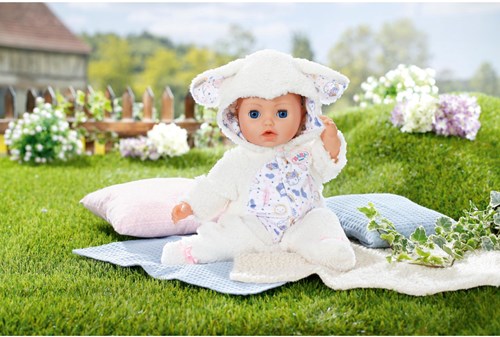 Sheep Onesie vestito bambola 43 cm pigiama animale carino-2