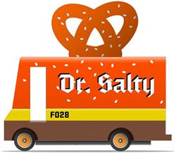 Candylab autobus giocattolo in legno Pretzel Van Dr. Salty - veicolo per il gioco fantasioso