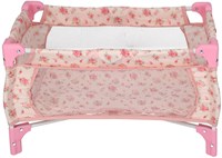 KiddyGo lettino per bambole pieghevole fiore rosa - letto giocattolo bambole-3
