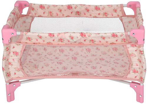 KiddyGo lettino per bambole pieghevole fiore rosa - letto giocattolo bambole-3