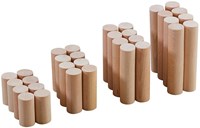 Cosy colonne da costruzione set in legno 32 pezzi giocattolo educativo