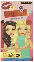 Besties libro adesivi lusso 20 fogli adesivi moda bambini-2