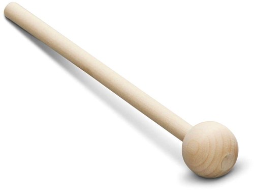 Auris battente in legno per tamburo a mescolare - accessorio musicale 150x25 mm