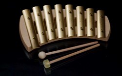 Auris xilofono diatonico curvo 8 note strumento musicale giocattolo