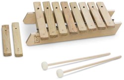 Auris xilofono strumento musicale in legno diatonico 8+2 note f# + Hb