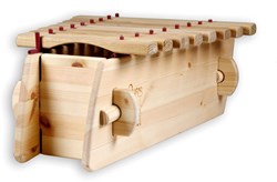 Auris marimba strumento musicale pentatonico 8 note legno di acacia