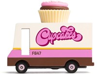Candylab Candycar Furgone Cupcake Furgone - Macchinina in legno per bambini