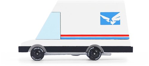 Candylab auto giocattolo in legno - Candycar World Mail Van 2.0 multicolore
