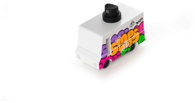Candylab auto giocattolo van Graffiti Black - design unico-3
