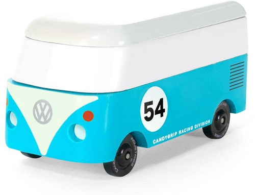 Candylab auto giocattolo - VW T1 furgone blu - Candycar World-2