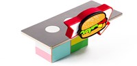 Candylab giocattolo in legno Burger Shack - chiosco snack mondo Candycar-3
