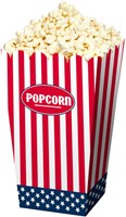 Folat scatola popcorn USA cartone 4 pezzi decorazione festa-2
