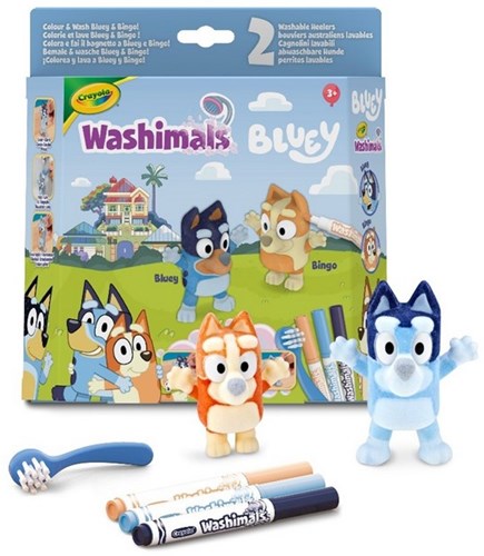 Crayola giocattolo Scribble Scrubbie Bluey set da 2 pezzi