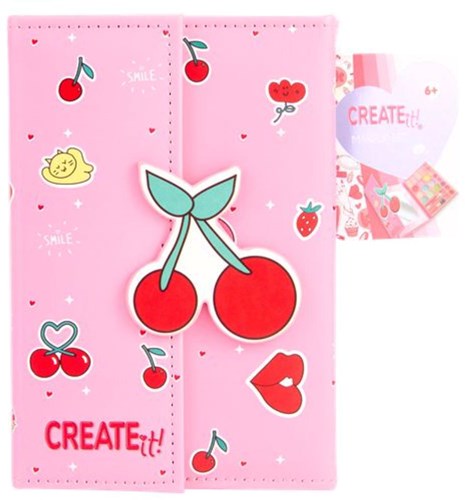 Canenco libro trucco ciliegia chiusura magnetica set trucco bambini