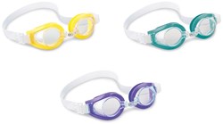 Intex occhialini nuoto bambini viola silicone regolabili 3-8 anni