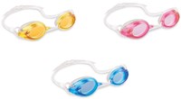 Intex occhialini da nuoto sport rossi per bambini 8+ accessorio in silicone