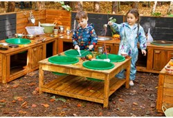 Cosy stazione di miscelazione da esterno mobile sensoriale basso per bambini