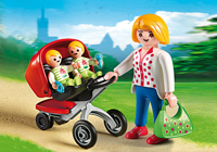 Playmobil City Life passeggino - Carrozzina gemellare 5573 giocattolo-3
